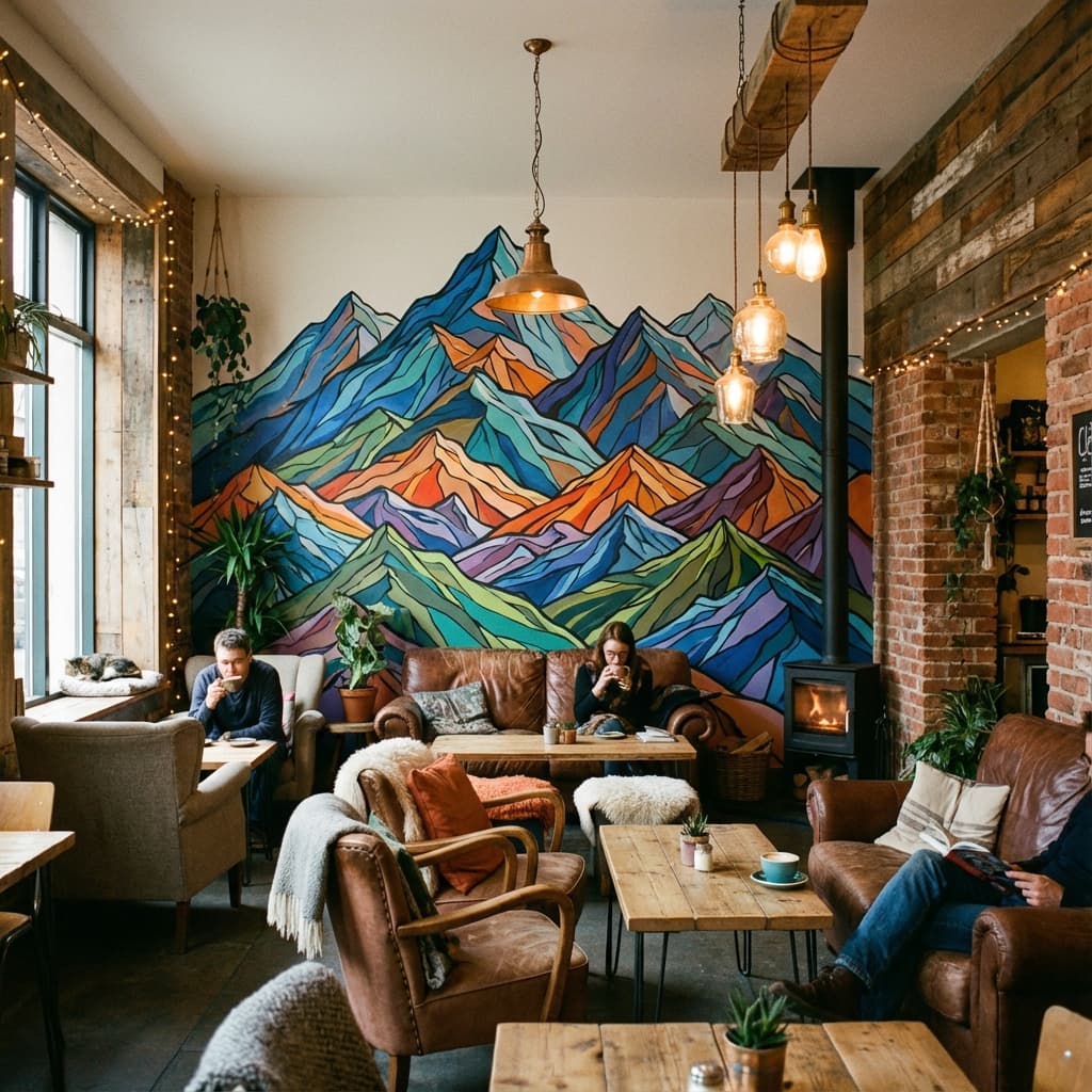 Interior of Baking Diaries Cafe